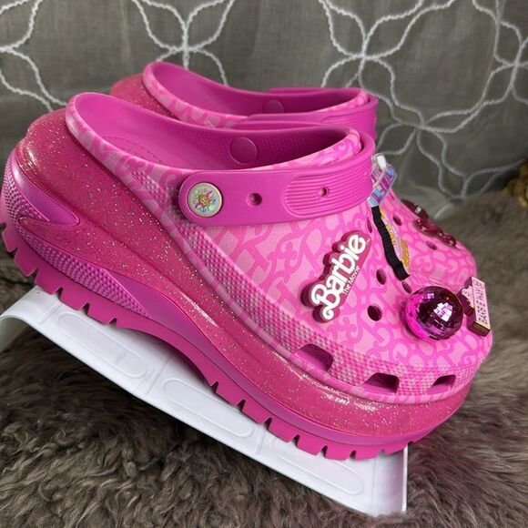 (S2) Crocs Barbie ClogsMovie MegaCrush, size 8 - Picture 6 of 11